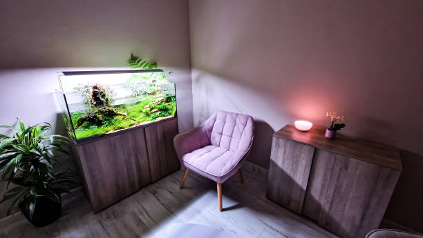 Quiet corner with minimal visual and auditory stimulation